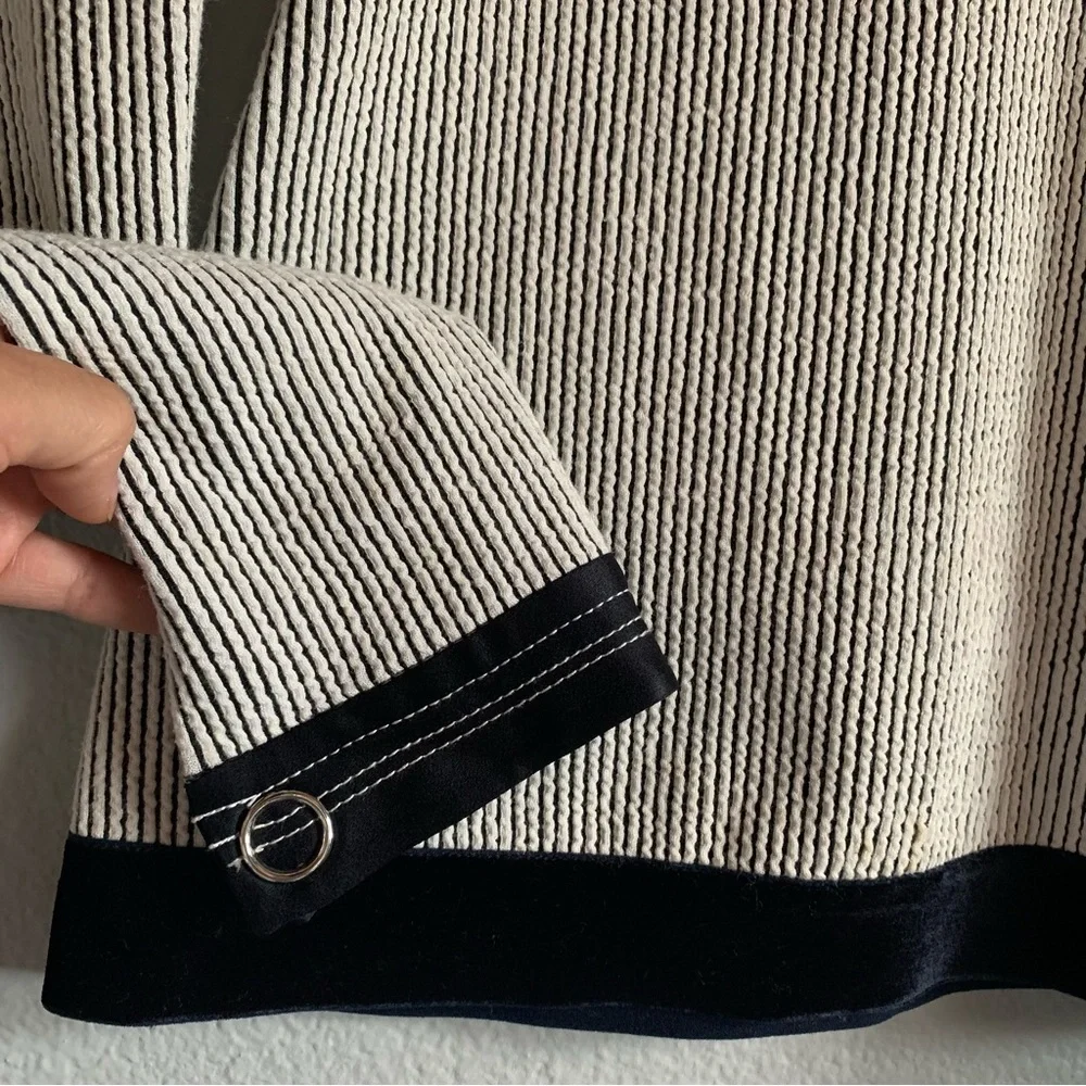 3.1 Phillip Lim Mock Neck Stripped Long Sleeve Sweater Size XS - Picture 4 of 4